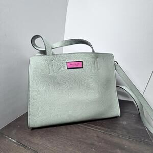 Kate‎ Spade Leather thumb medium satchel handbag Green